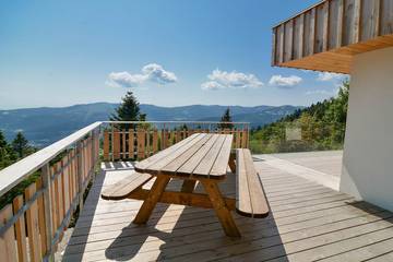 Location de vacances pour 12 personnes, avec balcon ainsi que sauna et jardin à Metzeral