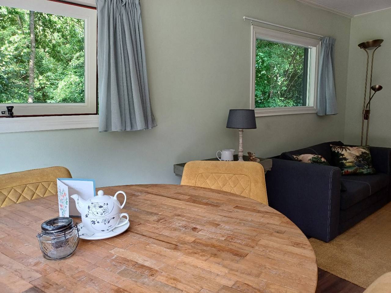 Ein gemütliches 2P-Ferienhaus mit Garten am Rande des Drents-Friese Wold in Appelscha in Friesland