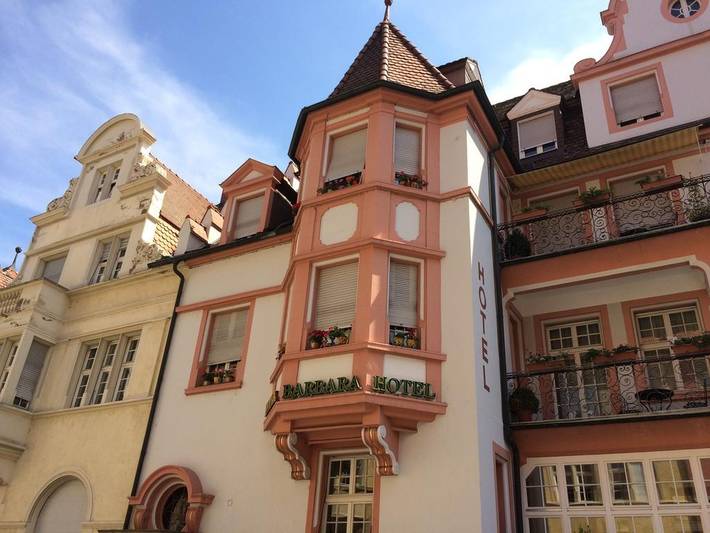 Hotel Barbara - Einzelzimmer mit Dusche und Wc in Altstadt (Freiburg), Freiburg