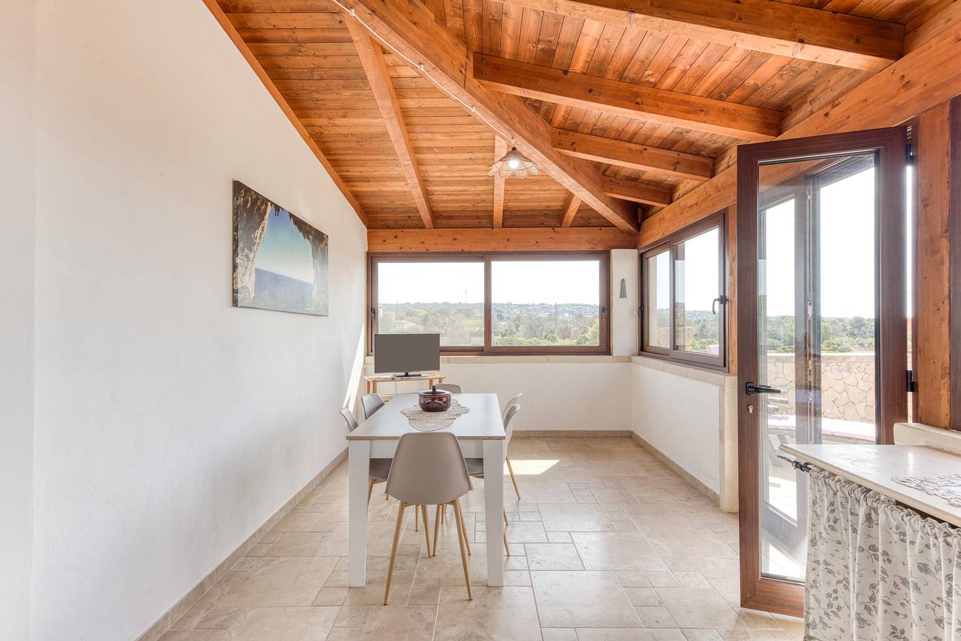 Villa 'L'attico' con vistas al mar, terraza privada y Wi-Fi in Leuca, Castrignano del Capo