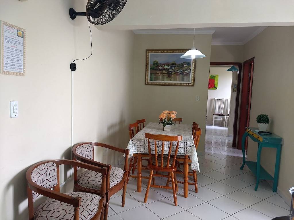 Ganze Wohnung, 2 Schlafzimmer mit Suite !!! Fit mit vollem Blick auf den Strand !!! in Mongaguá, Baixada Santista