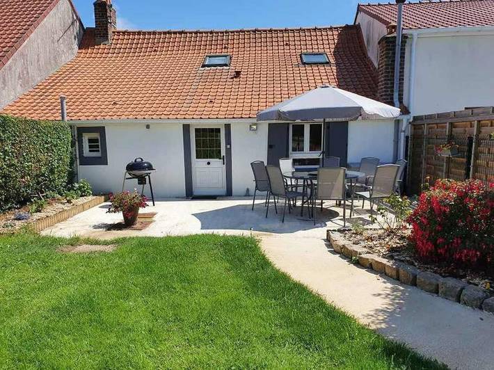 Location de vacances pour 8 personnes, avec Terrasse et Jardin à Audembert