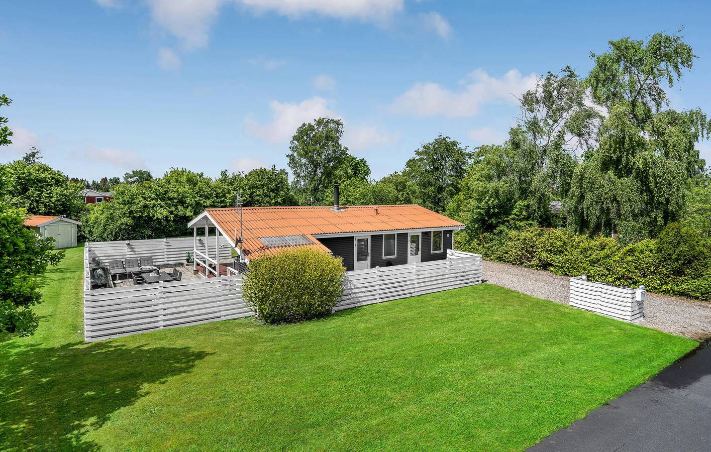 Ferienhaus für 6 Personen mit Terrasse in Stenodden, Tåsinge