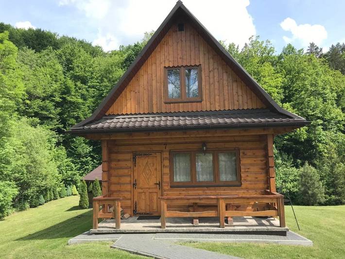 Ośrodek wypoczynkowy dla 7 osób, z Balkon i Taras oraz Ogród i Widok w Solina