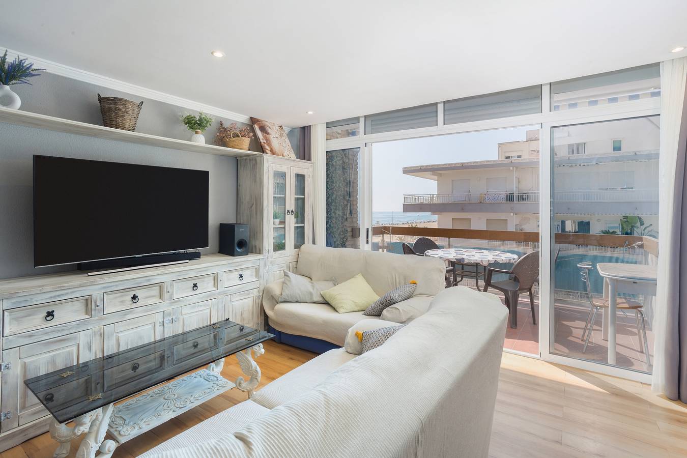 Apartamento entero, Apartamento 'Frente Al Mar' con vistas al mar y balcón in Playa de Gandía, Costa de Valencia