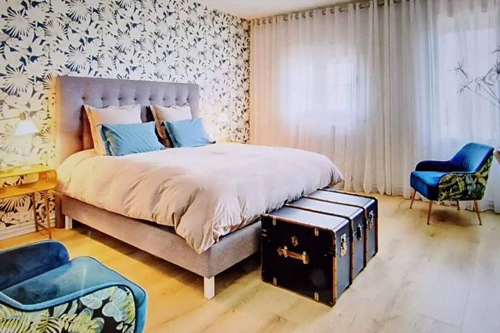 Chambre d’hôte pour 2 personnes, avec piscine et jardin