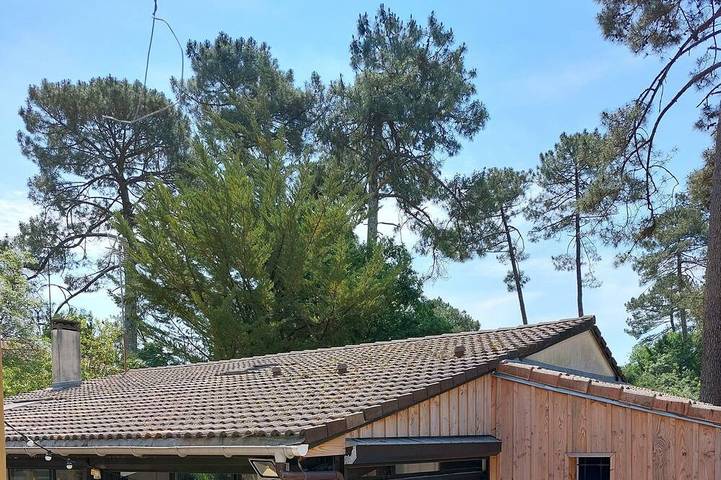 Maison de vacances pour 8 personnes, avec terrasse et jardin dans Lac de Lacanau