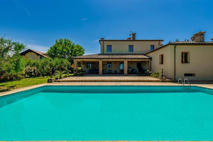 Villa für 12 Personen, mit Ausblick und Garten sowie Pool, mit Haustier in Rimini - 2