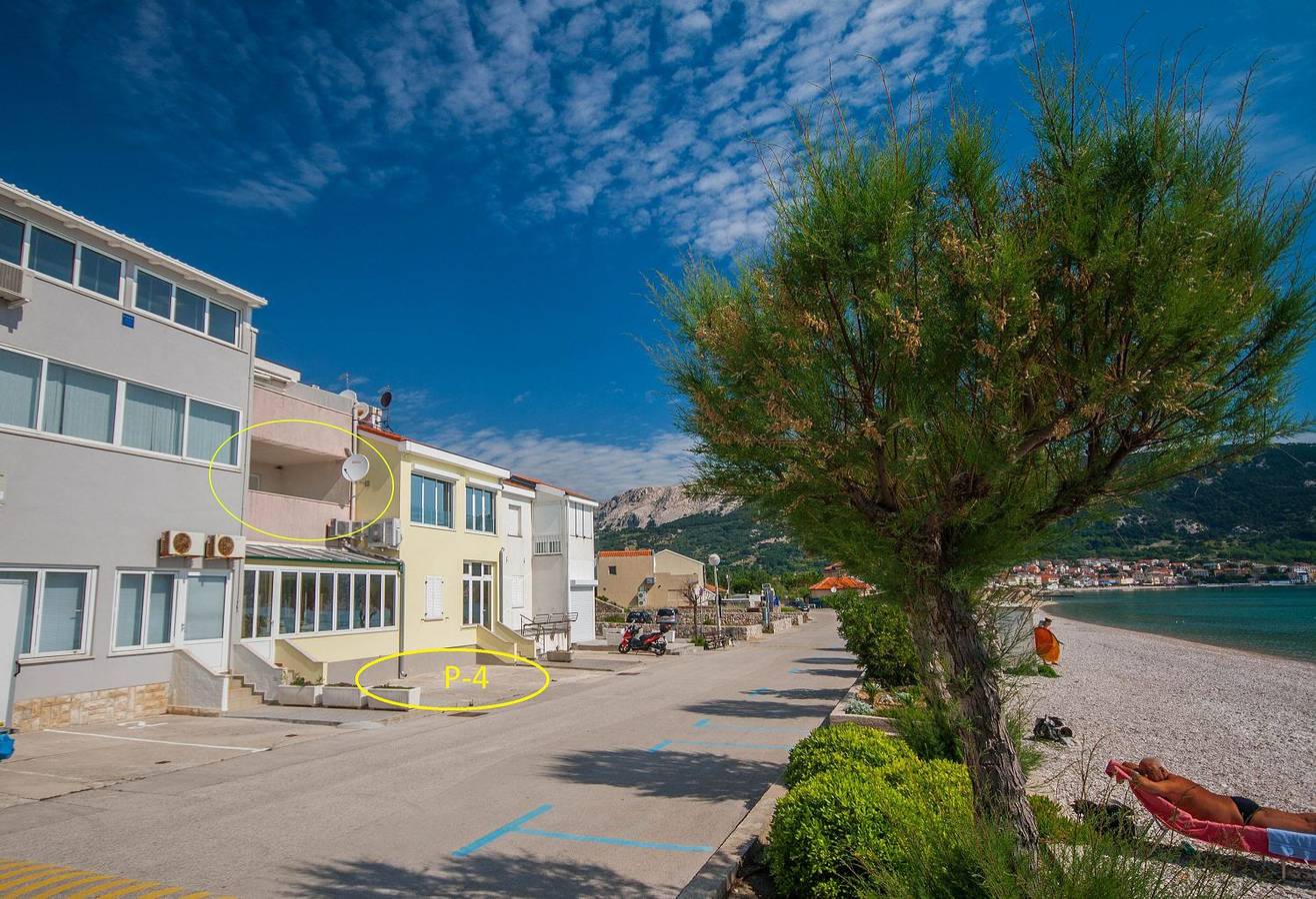 Appartement entier, Direkt an der kristallklaren Adria gelegen in Zarok, Baška