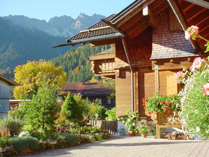 Ferienwohnung für 4 Personen, mit Balkon in Hinterstein