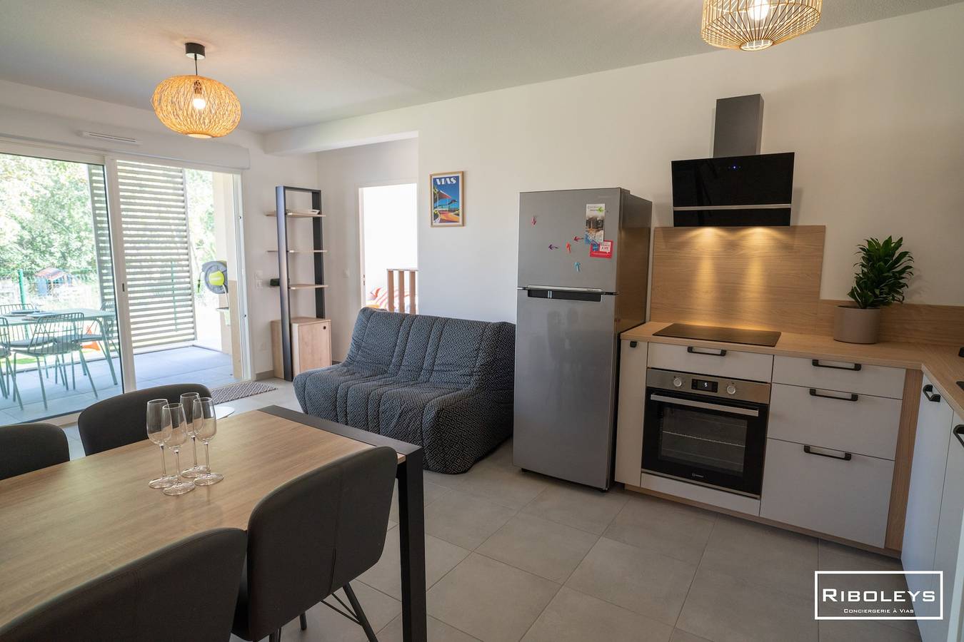 Appartement entier, Riboleys - Grand T3 moderne à 100m de la mer in Vias Plage, Vias