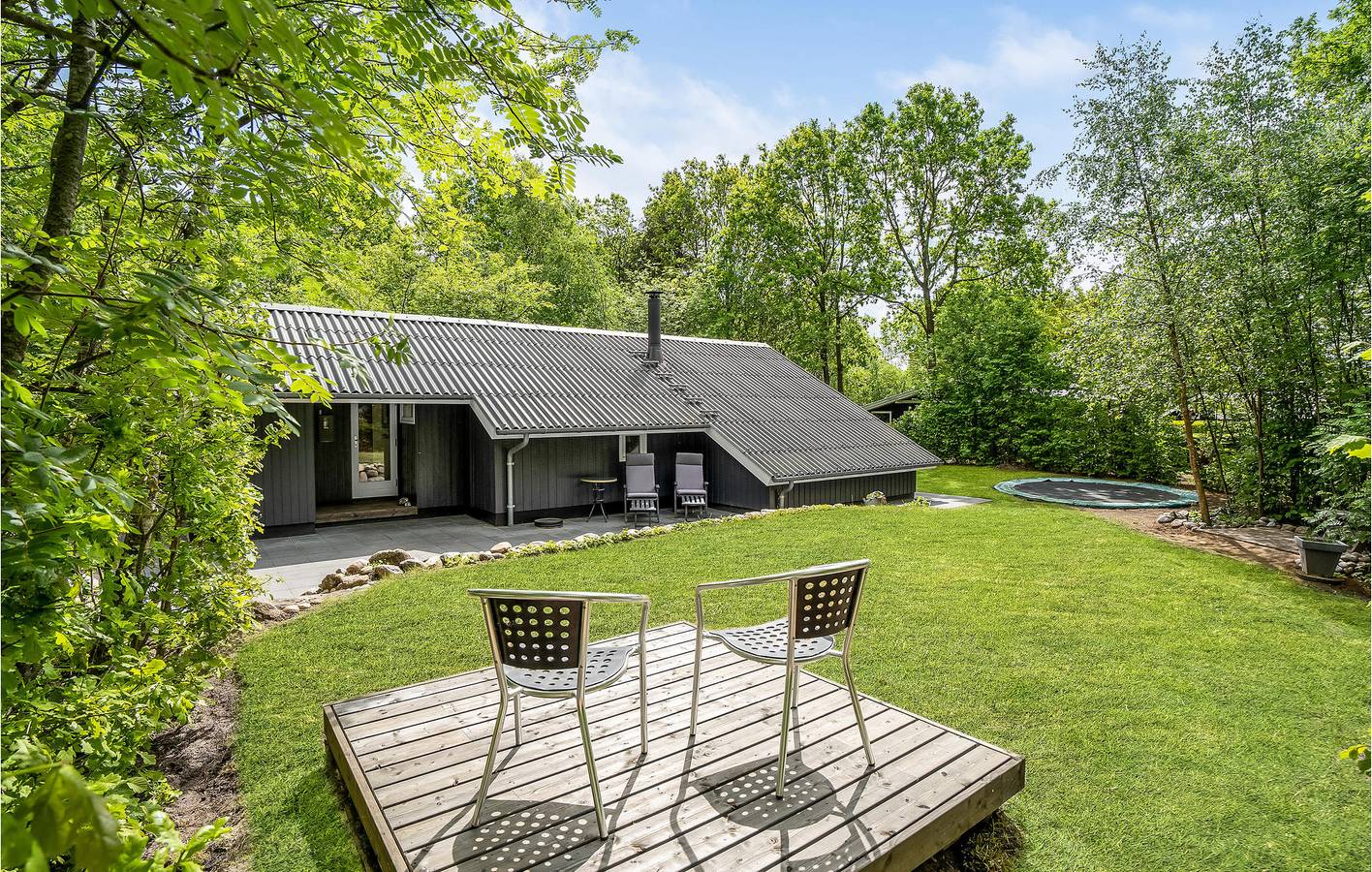 Vacation house for 5 people with yard in Varde Region