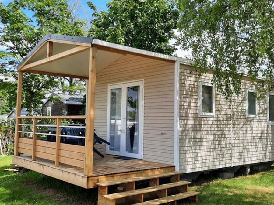 Camping Au Lac d'Hautibus - Mobilheim 2 personen - 1 Zimmer Confort in Argentonnay, Deux-Sèvres