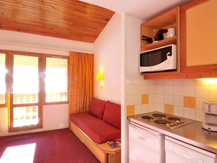 Estudio entero, Estudio acogedor con literas, terraza, se admiten mascotas in Bellentre, La Plagne-Tarentaise