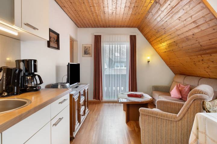 Ganze Wohnung, Ferienwohnung '1' mit Bergblick, Gemeinschaftsgarten und WLAN in Hinterzarten, Südschwarzwald