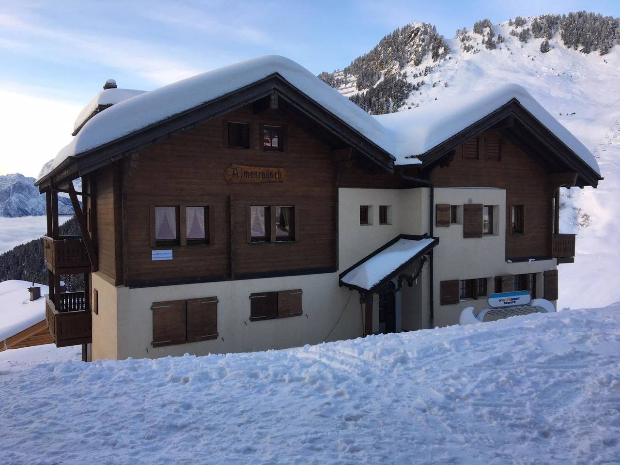Ganze Wohnung, Almenrausch 2. Og Süd-Ost in Riederalp, Aletsch Arena
