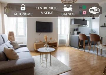 Gîte pour 4 personnes, avec jacuzzi à Melun