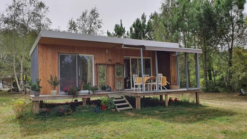 Location de vacances pour 3 personnes, avec jardin ainsi que piscine et terrasse, animaux acceptés à Grignols (Gironde) - 2