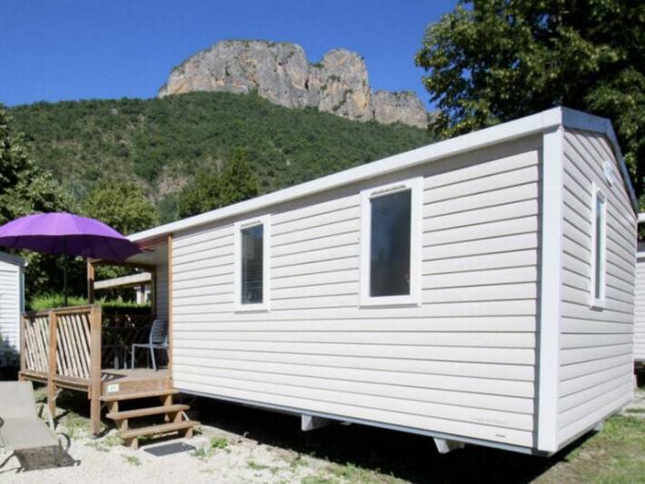 Camping Les Eaux Chaudes - Mobilheim 4 personen - L'Escapade Confort in Digne-les-Bains, Alpes-de-Haute-Provence