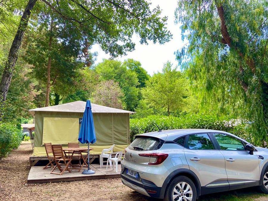 Camping Le Sagone - Bungalowzelt 4 personen - Zeltbungalow 2 Schlafzimmer - ohne Sanitäranlagen in Sagone, Vico