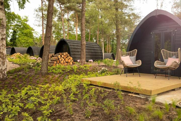 Chalet voor 2 personen, met Terras en Tuin in Oisterwijk