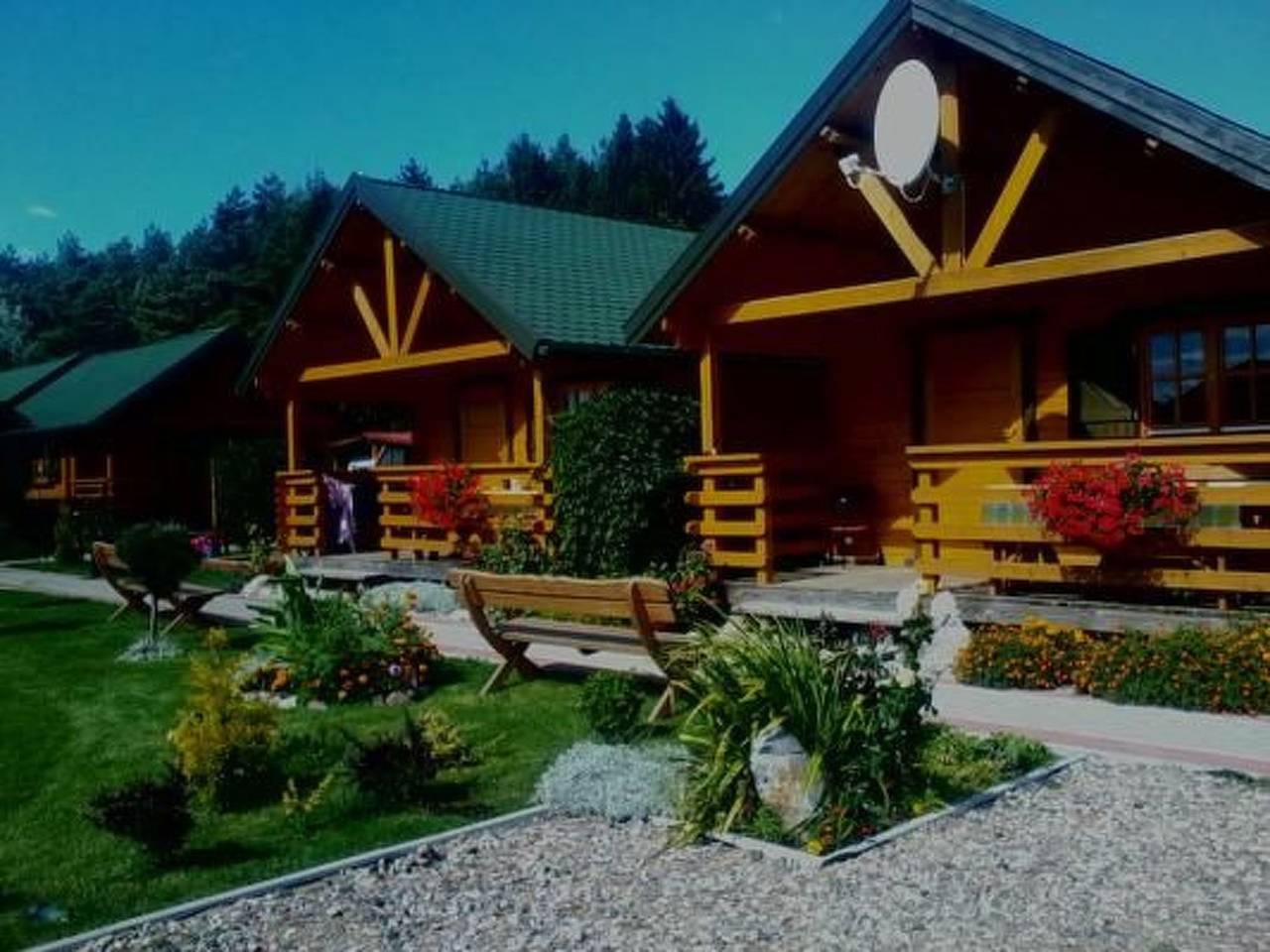 Haus in Gmina Postomino mit Garten und Terrasse in Rusinowo, Powiat Sławieński