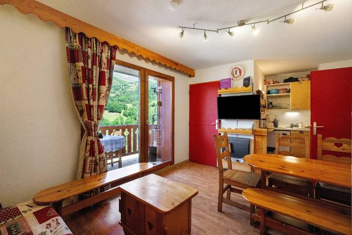 Ganze Wohnung, Ferienwohnung 'A2 302 Appart Au Pied Des Pistes' mit Bergblick, Balkon und Wlan in Saint-François-Longchamp 1650, Saint-François-Longchamp