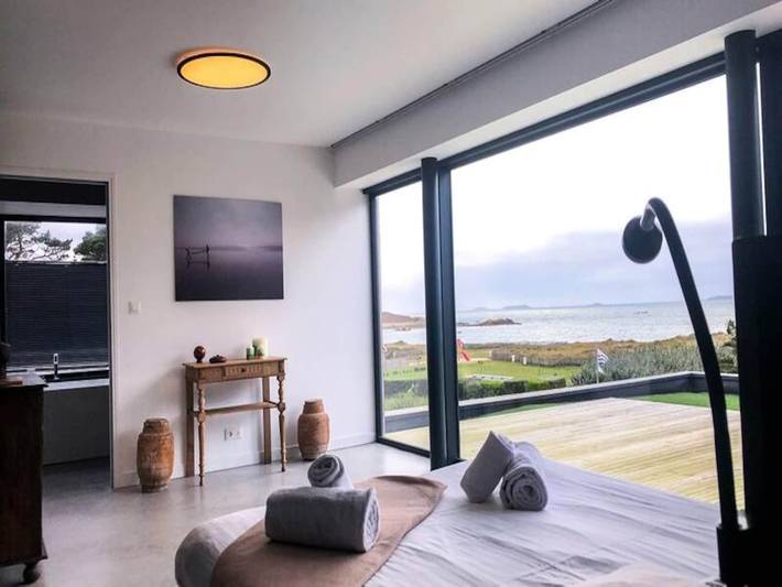 Location de vacances pour 10 personnes, avec jardin, adapté aux familles dans Plage des Dunes (Penvénan) - 4