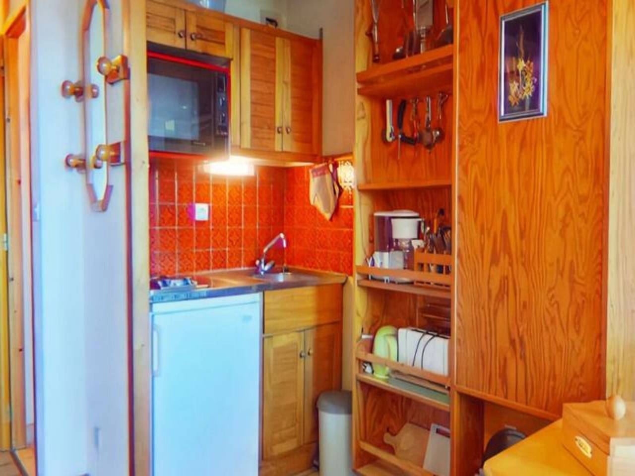 Apartamento entero, Apartamento en el centro del complejo turístico con balcón in Les Saisies, Albertville region