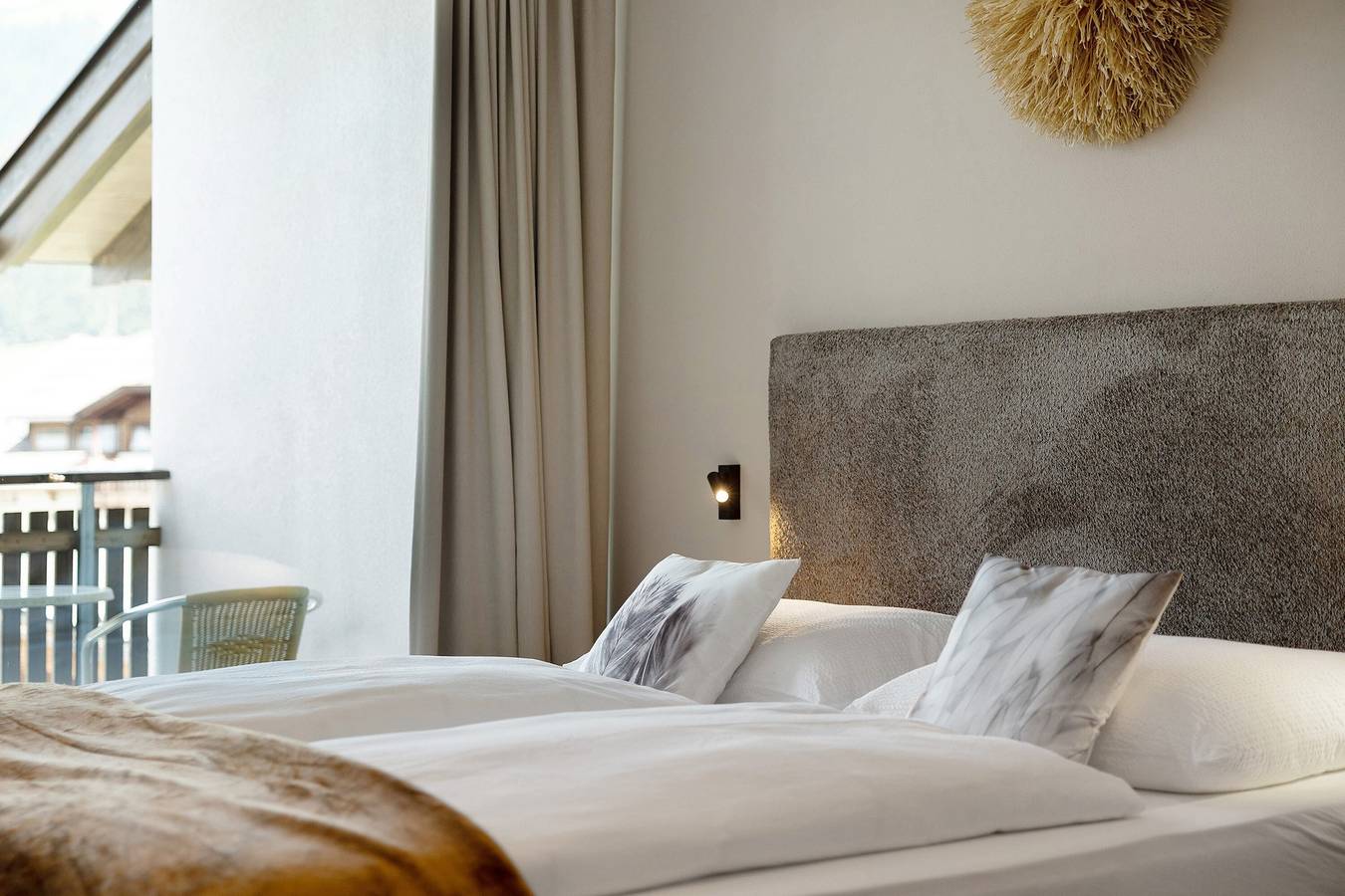 Room 'Bergnest' with Mountain View, Private Terrace and Wi-Fi in Villabassa, Niederdorf