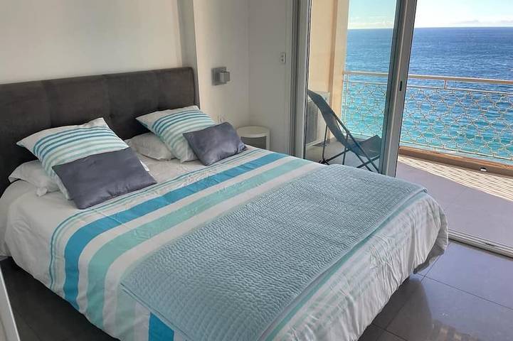Entire apartment, Great 2 room apartment, with magnificient sea view , in front of the beach in Cannes, Mediterranean Coast (France)