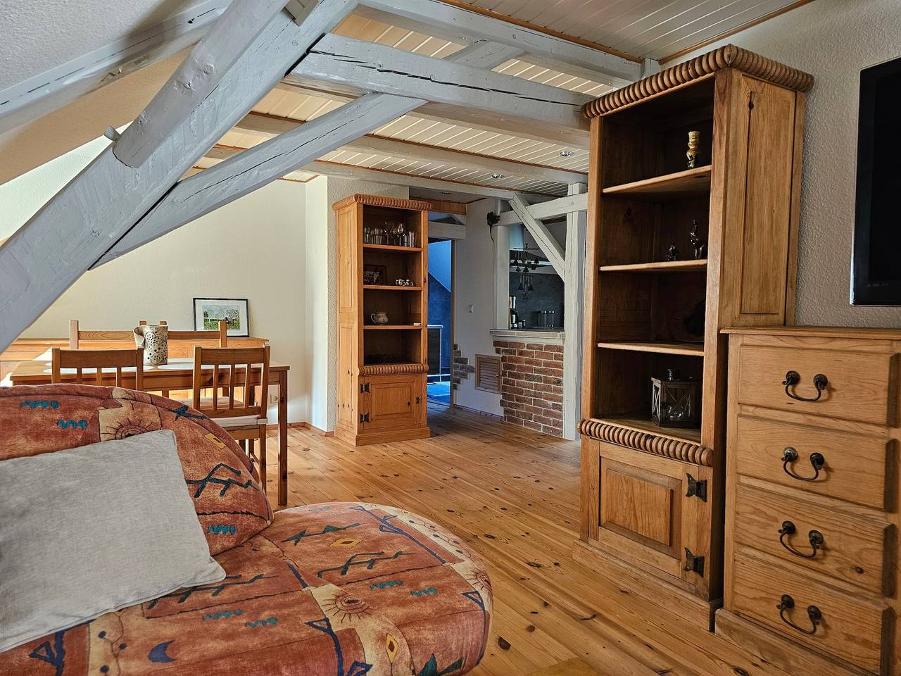 Entire apartment, Apartment "Schwarzmühle 3" with Lake View, Private Garden and Wi-Fi in Börnichen, Ore Mountains