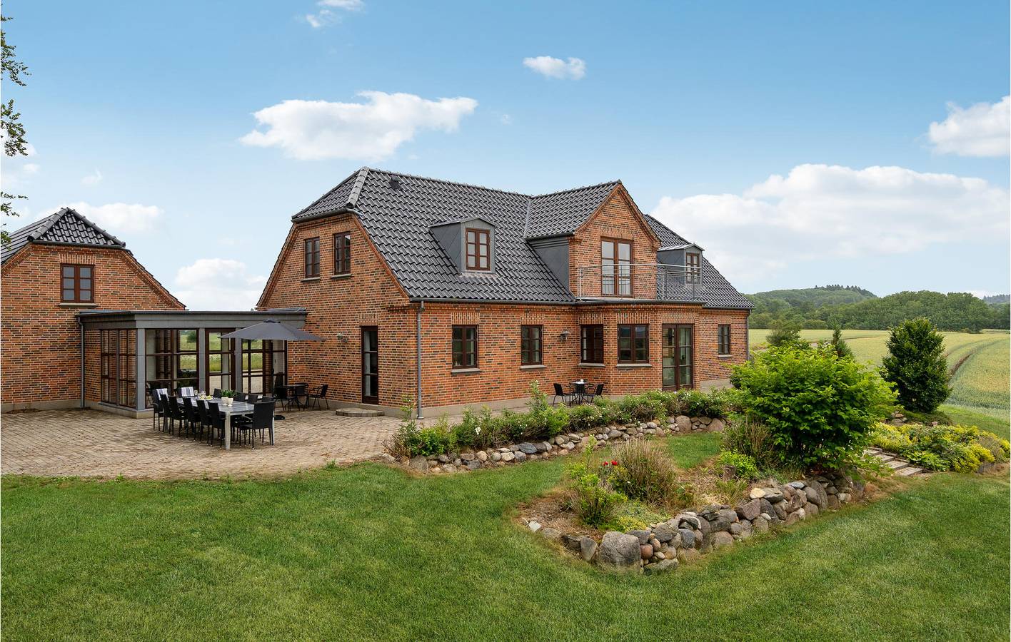 Holiday home for 13 people with garden in Ringkøbing-Skjern Region