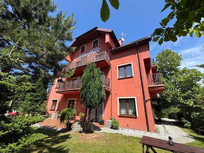 Apartament wakacyjny dla 3 osób, z ogród i taras oraz widok w Bobolin