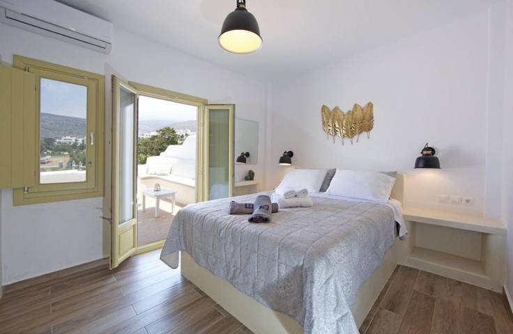 Appartement de vacances pour 2 personnes, avec Balcon ainsi que Terrasse et Vue dans Amorgos