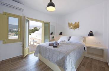 Gîte pour 2 personnes, avec balcon et vue dans Amorgos