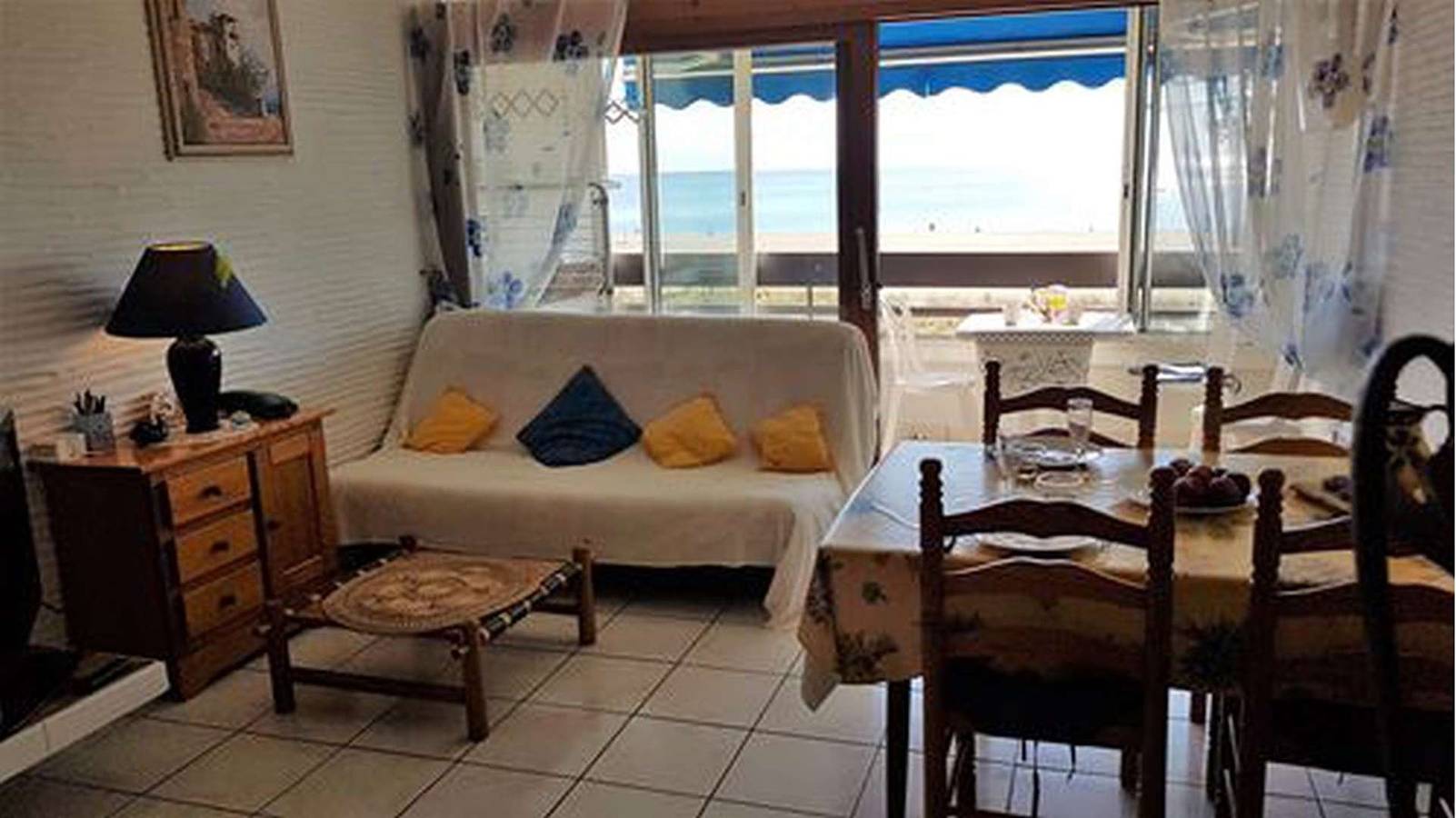 Ganze Ferienwohnung, Ferienwohnung für 5 Personen mit Terrasse in Saint-Cyprien-Plage, Saint-Cyprien