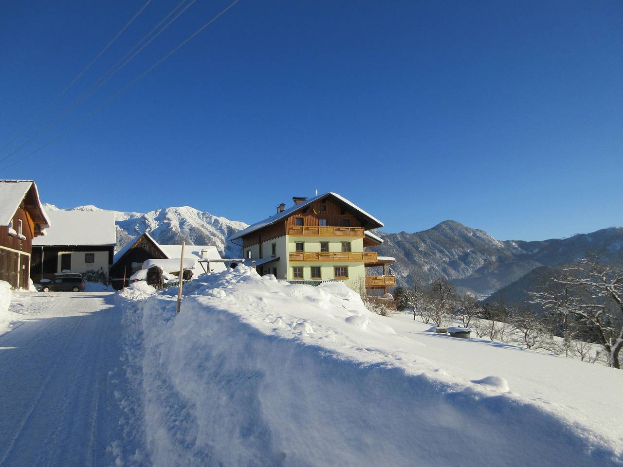 Ganze Ferienwohnung, Ferienwohnung für 3 Personen mit Ausblick in Roßleithen, Steyr-Kirchdorf