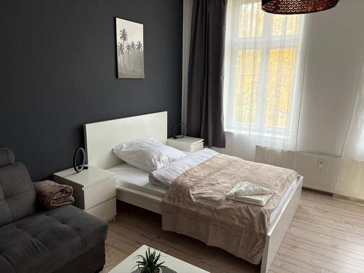 Ferienwohnung für 3 Personen, mit Balkon und Ausblick in Wittenberge