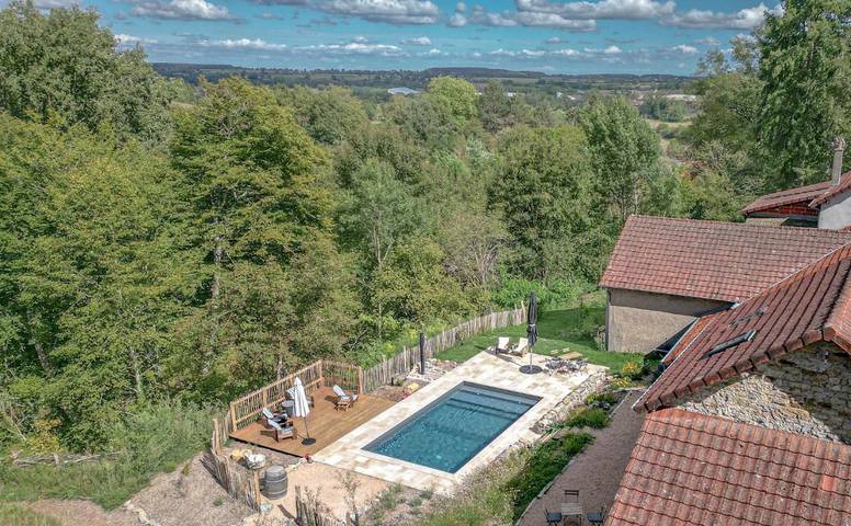 Maison de vacances pour 6 personnes, avec jardin ainsi que piscine et jacuzzi