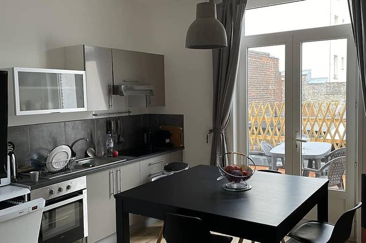Gîte pour 4 personnes, avec Terrasse à Armentières