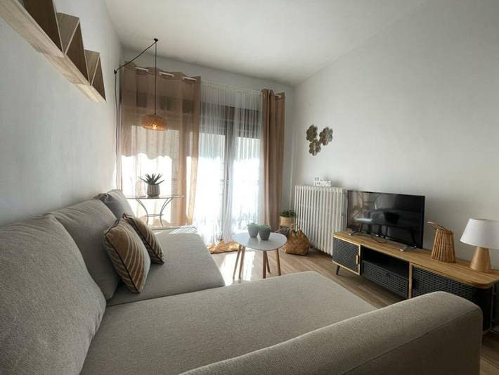 Ganze Wohnung, Gemütliches, renoviertes Bergapartment im Zentrum von Villanúa für 4 Personen in Villanúa, Aragonesische Pyrenäen