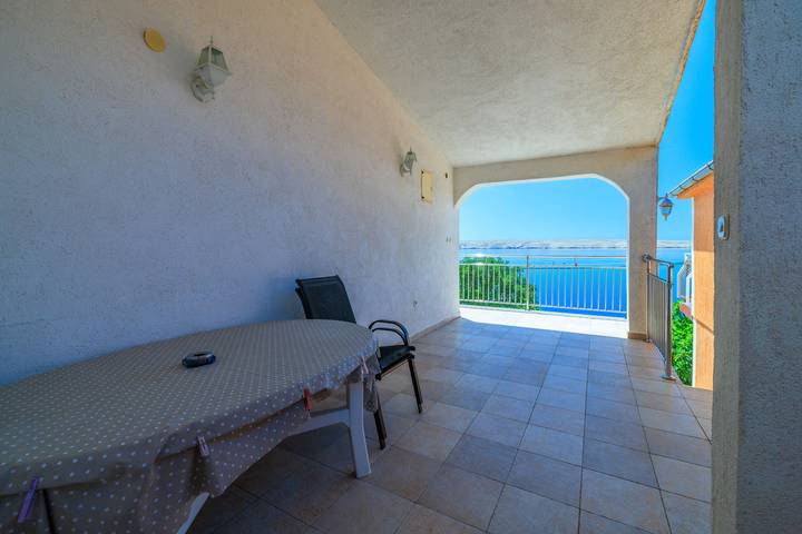 Studio für 2 Personen, mit Terrasse