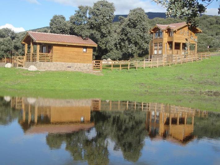 Bungalow para 4 personas, con Balcón y Terraza además de Jardín y Piscina en Castilla-La Mancha