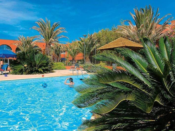 Camping voor 6 personen, met kinderzwembad, met huisdier in Agde