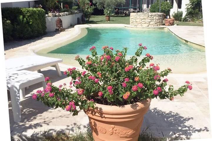 Ferienhaus für 4 Personen, mit Pool und Terrasse sowie Garten - 1