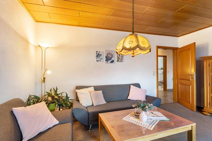 Ganze Wohnung, Apartment 'Tannenberg' mit gemeinsamer Terrasse, privatem Garten und WLAN in Diemelstadt, Landkreis Waldeck-Frankenberg