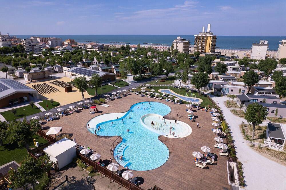 Casa móvil acogedora en Rimini Family Village in Viserba, Rímini