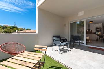 Gîte pour 4 personnes, avec terrasse à Pietrosella