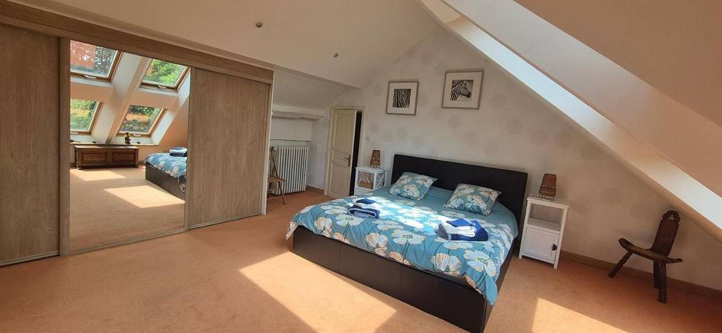 Location de vacances pour 3 personnes, avec Terrasse ainsi que Jardin et Vue à Sainte-Honorine-la-Guillaume